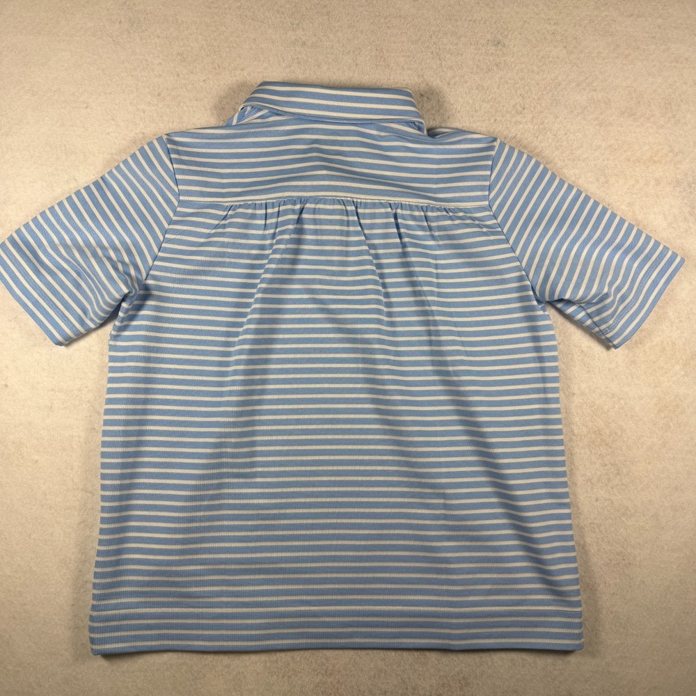 Bogner Women's Peony Blue White Striped Performance Cotton Polo Shirt XXL NWT - Picture 11 of 11